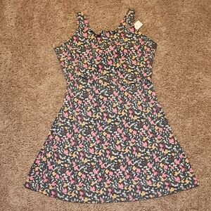 NWT Gilli Teal and Pink Floral Dress Size 2XL Lightweight NEW B20